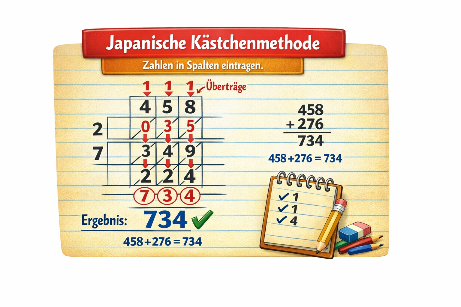 Japanische Addition
