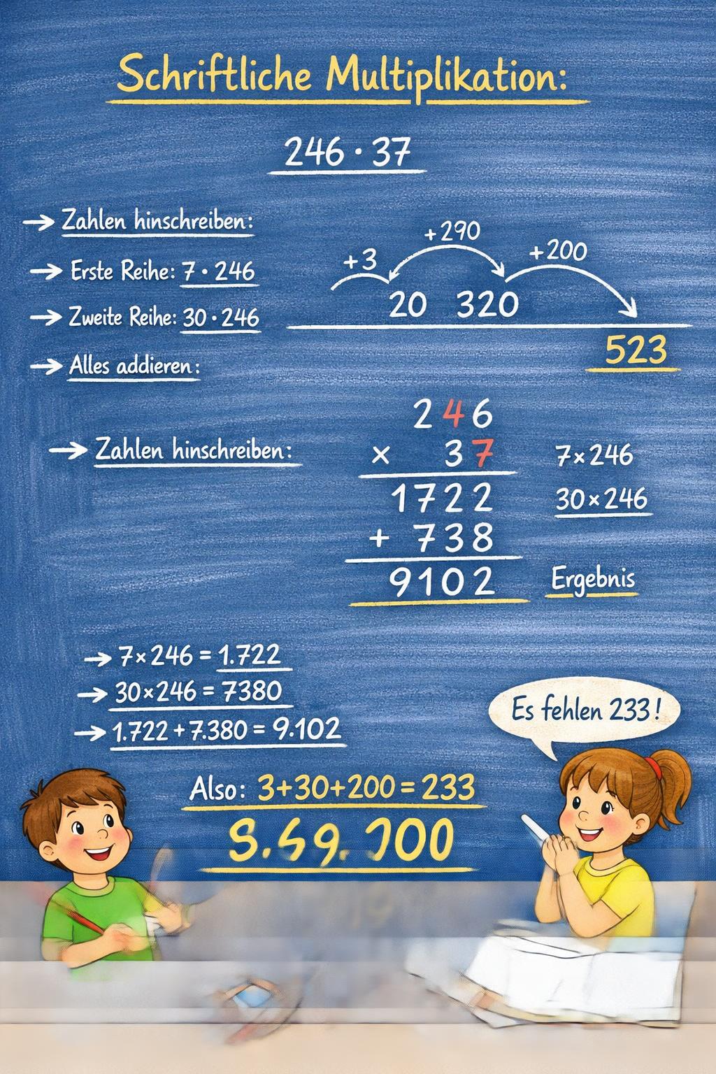 Schriftliche Multiplikation